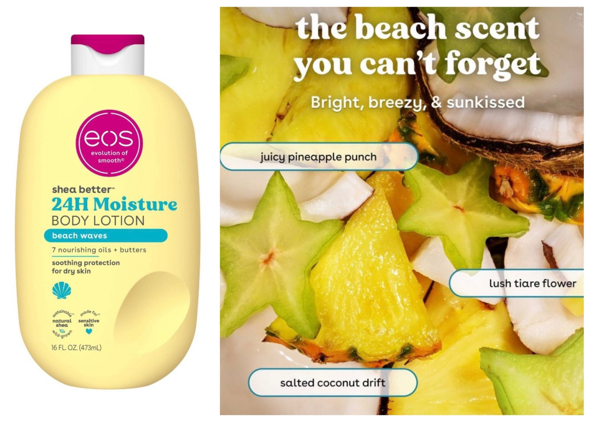 The highly anticipated eos Beach Waves Body Lotion is now available at Target!!!! 🌊 This scent smells absolutely incredible - like Summer bottled up! Such a light and silky lotion formula also that is a clean beauty product!! This will go super fast since it’s limited edition 🏖️

#LTKSeasonal #LTKselfcare #LTKBeauty