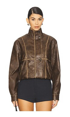 Bella Faux Leather Bomber
                    
                    ALL THE WAYS | Revolve Clothing (Global)