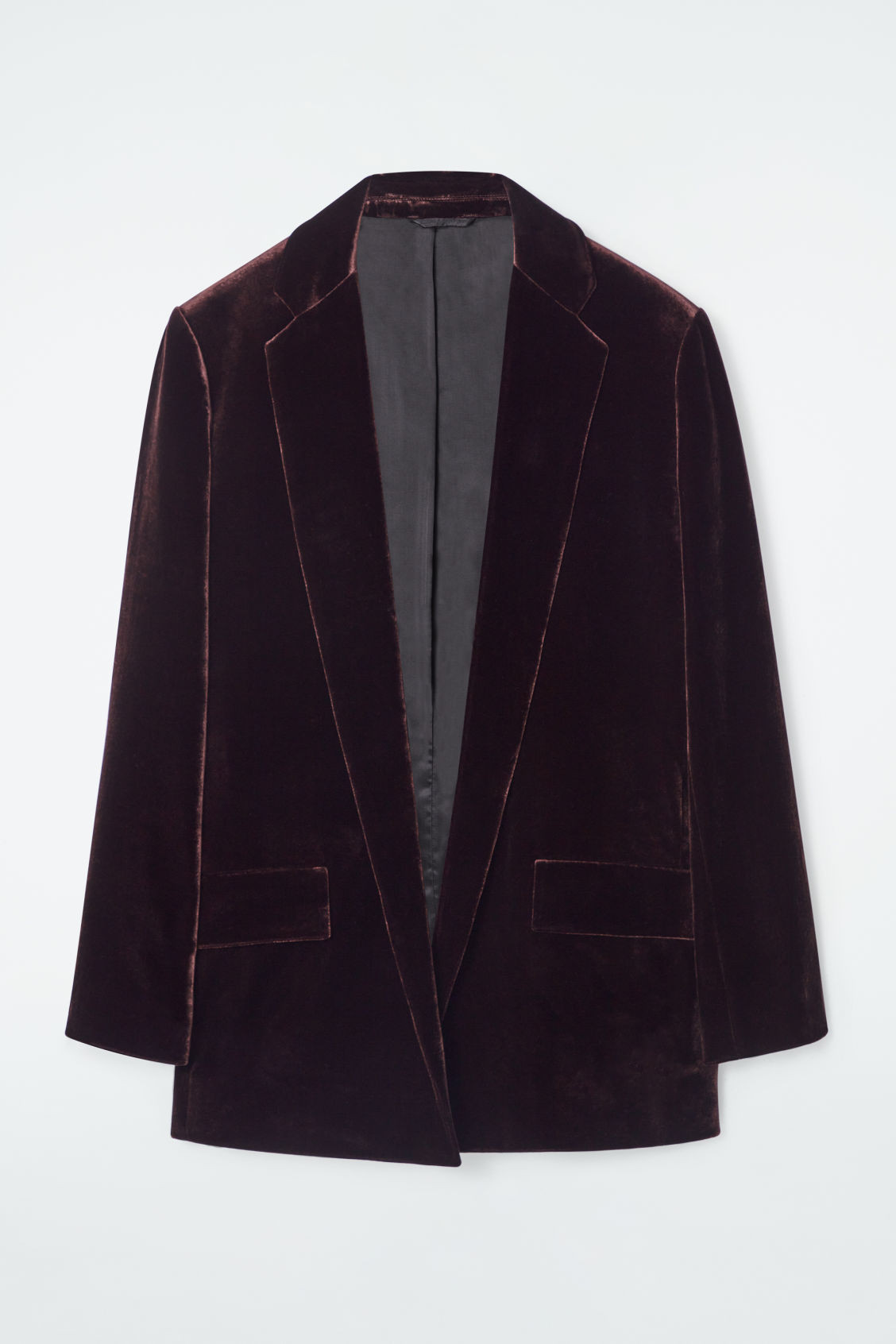 SILK-BLEND VELVET BLAZER | COS UK