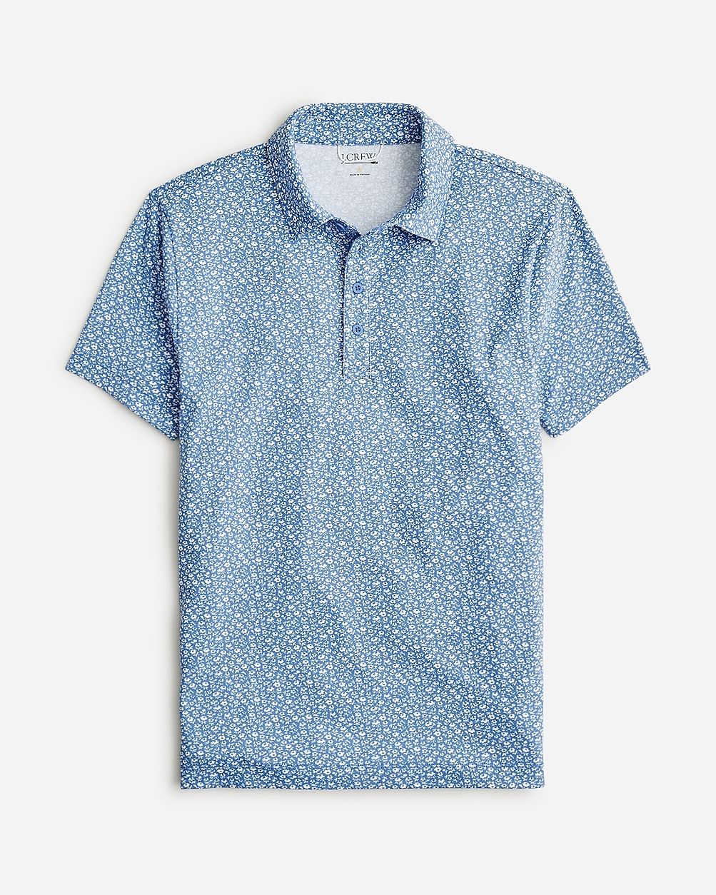 Performance polo shirt with COOLMAX® in print | J.Crew US
