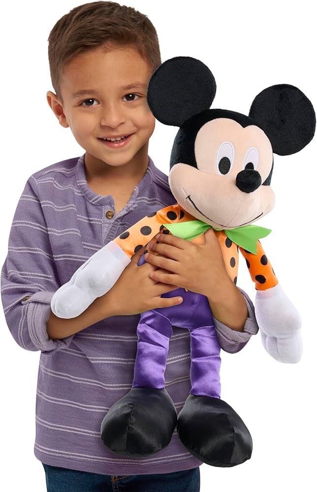 Disney 19-inch Large Halloween Plush Stuffed Animal – Mickey Mouse, Super-Soft and Huggable | Amazon (US)