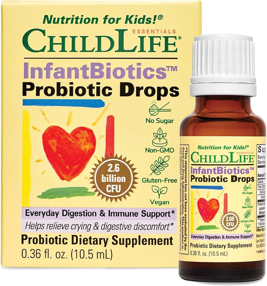 CHILDLIFE ESSENTIALS InfantBiotics - Baby Probiotic Drops, Infant Probiotic, Toddler Probiotic, B... | Amazon (US)