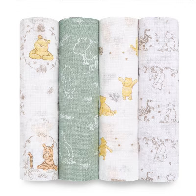Aden by Aden + Anais Muslin Swaddle Blankets Disney - 4pk | Target