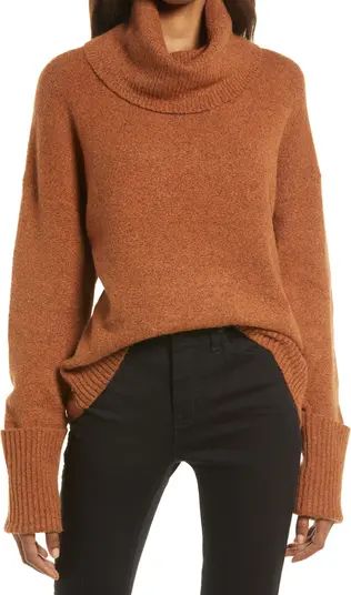 Women's Drape Turtleneck Sweater | Nordstrom
