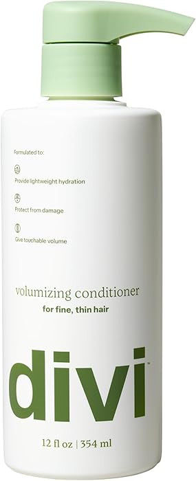 Divi Volumizing Conditioner for Women and Men - Lightweight Volume Conditioner for Fine Hair - De... | Amazon (US)