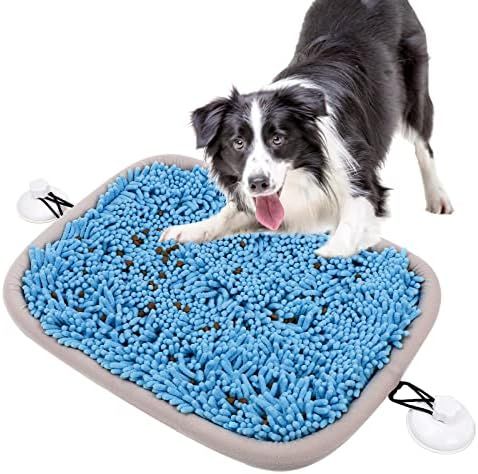 Homipooty Snuffle Mat for Dogs,17'' x 21''Feeding Mat Interactive Feed Game for Boredom, Encourages  | Amazon (US)