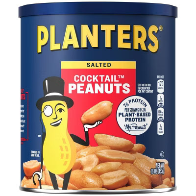 Planters Heart Healthy Cocktail Peanuts - 16oz | Target