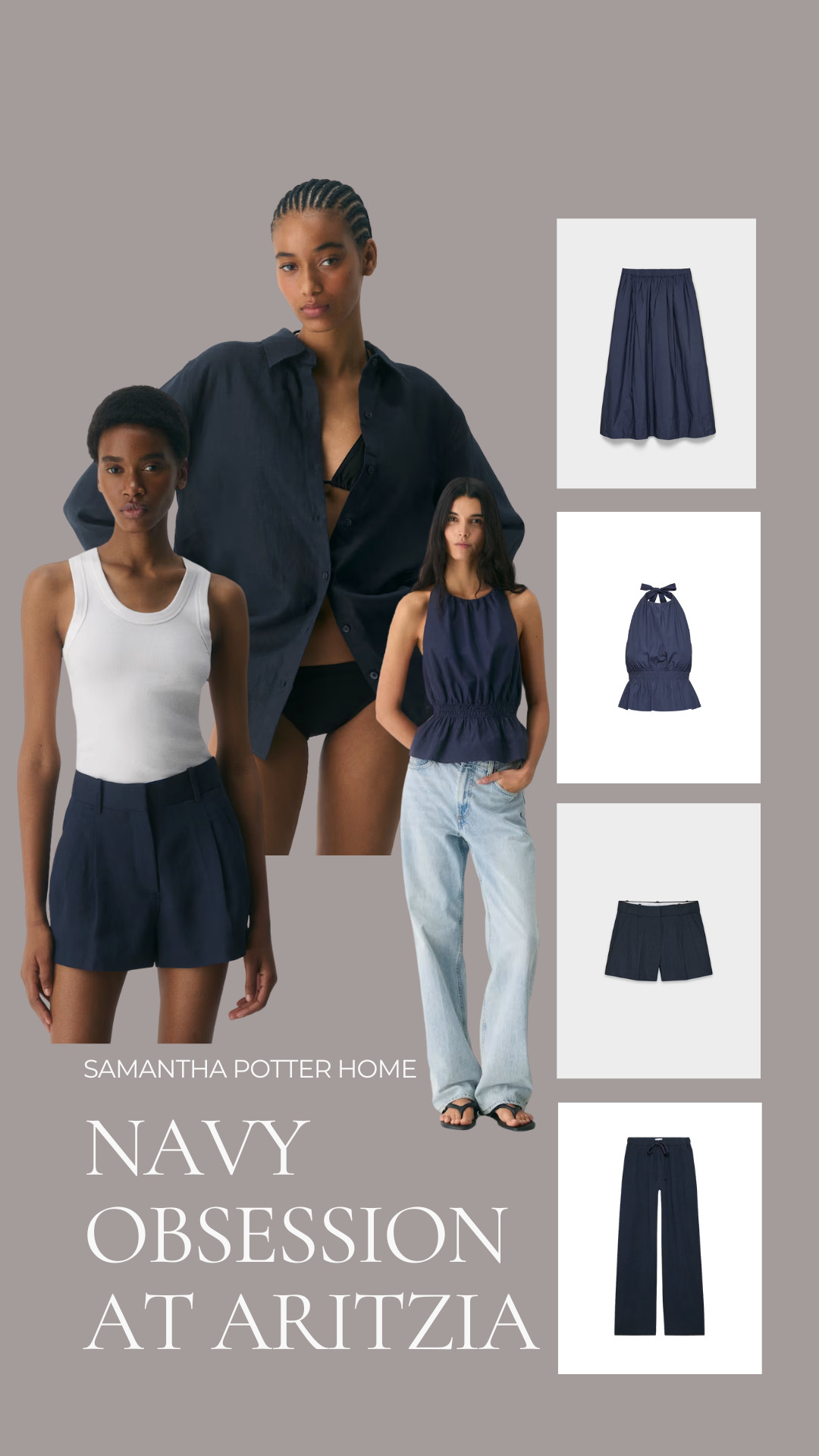 Aritzia - Navy Obsession Round Up  

 #LTKcanada #LTKsummer