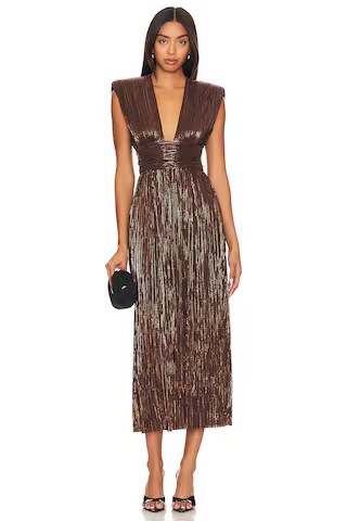 Sabina Musayev Tinka Dress in Dark Brown from Revolve.com | Revolve Clothing (Global)