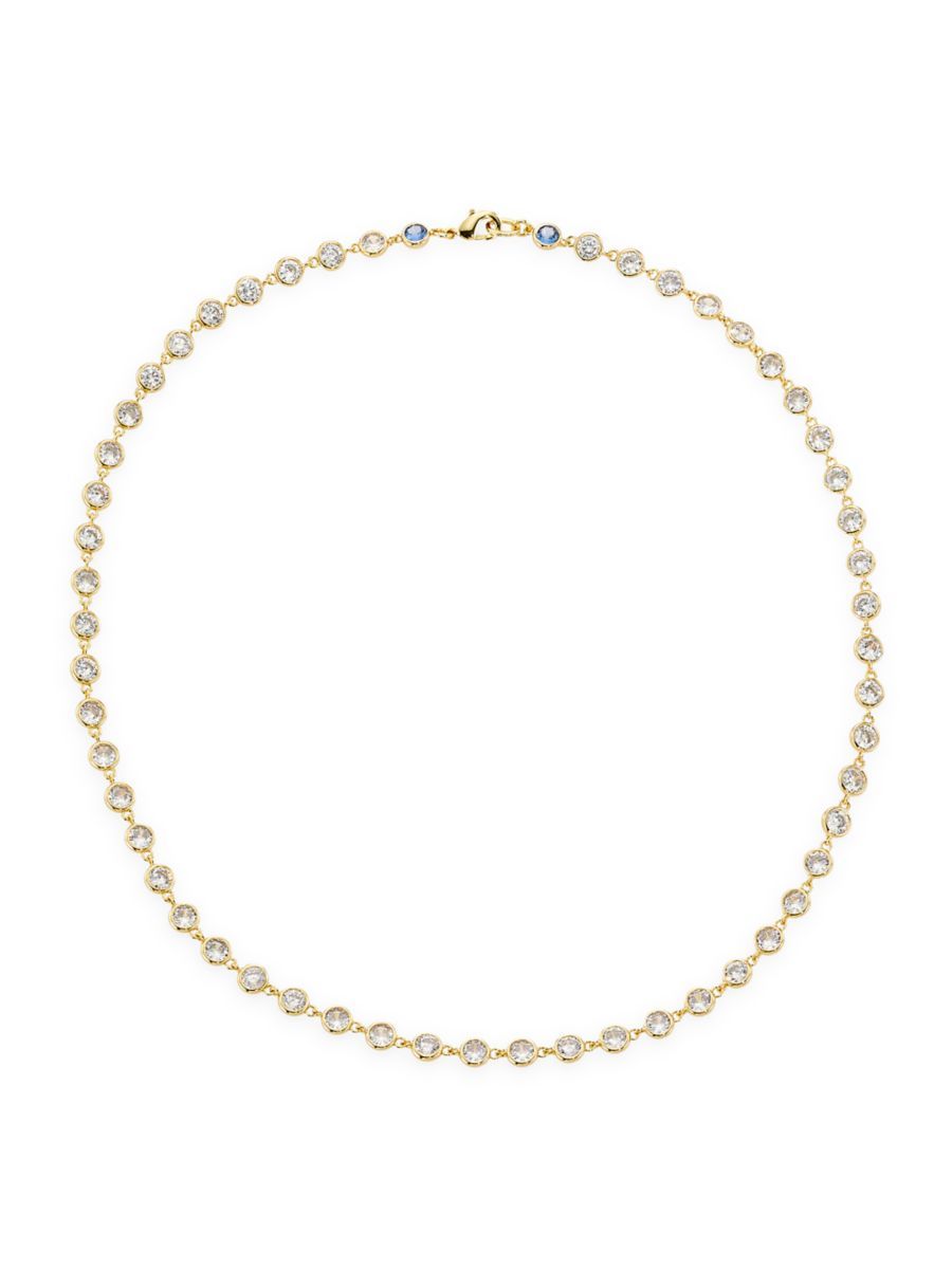 Diamond Life Goldtone & Cubic Zirconia Necklace | Saks Fifth Avenue