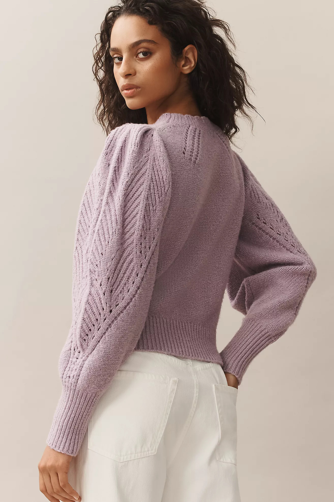 By Anthropologie Scalloped Collar Sweater | Anthropologie (US)