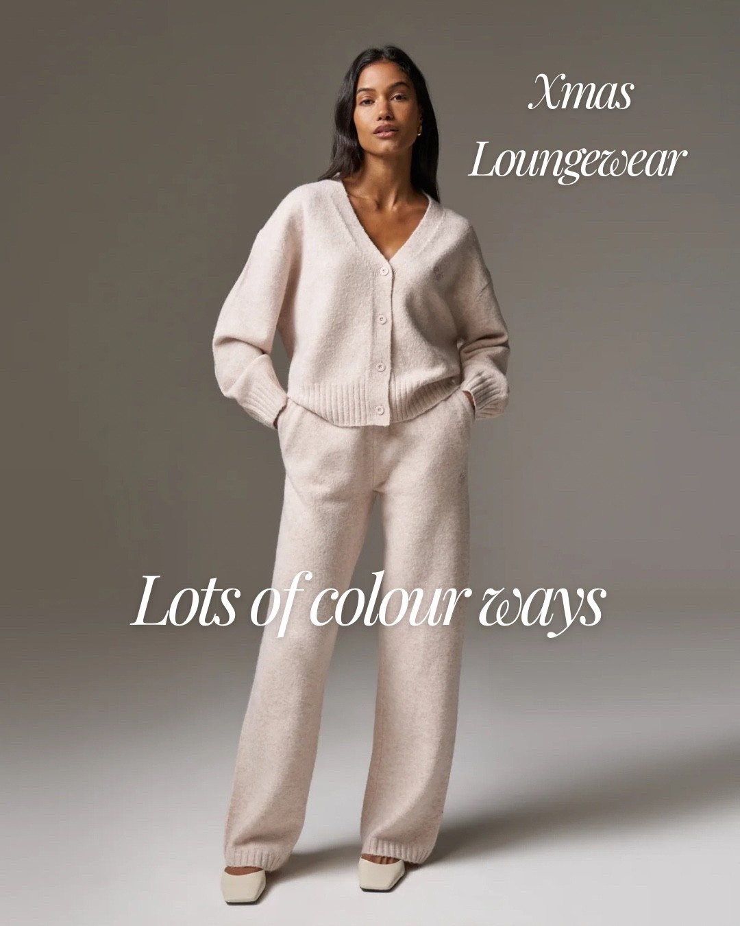 I have this set in 3 Colours 🤍🩶🤎
Perfect for Xmas holiday season , travelling and apres ski #apresski #loungewear #knotwear 

#LTKuk #LTKstyletip #LTKwinter