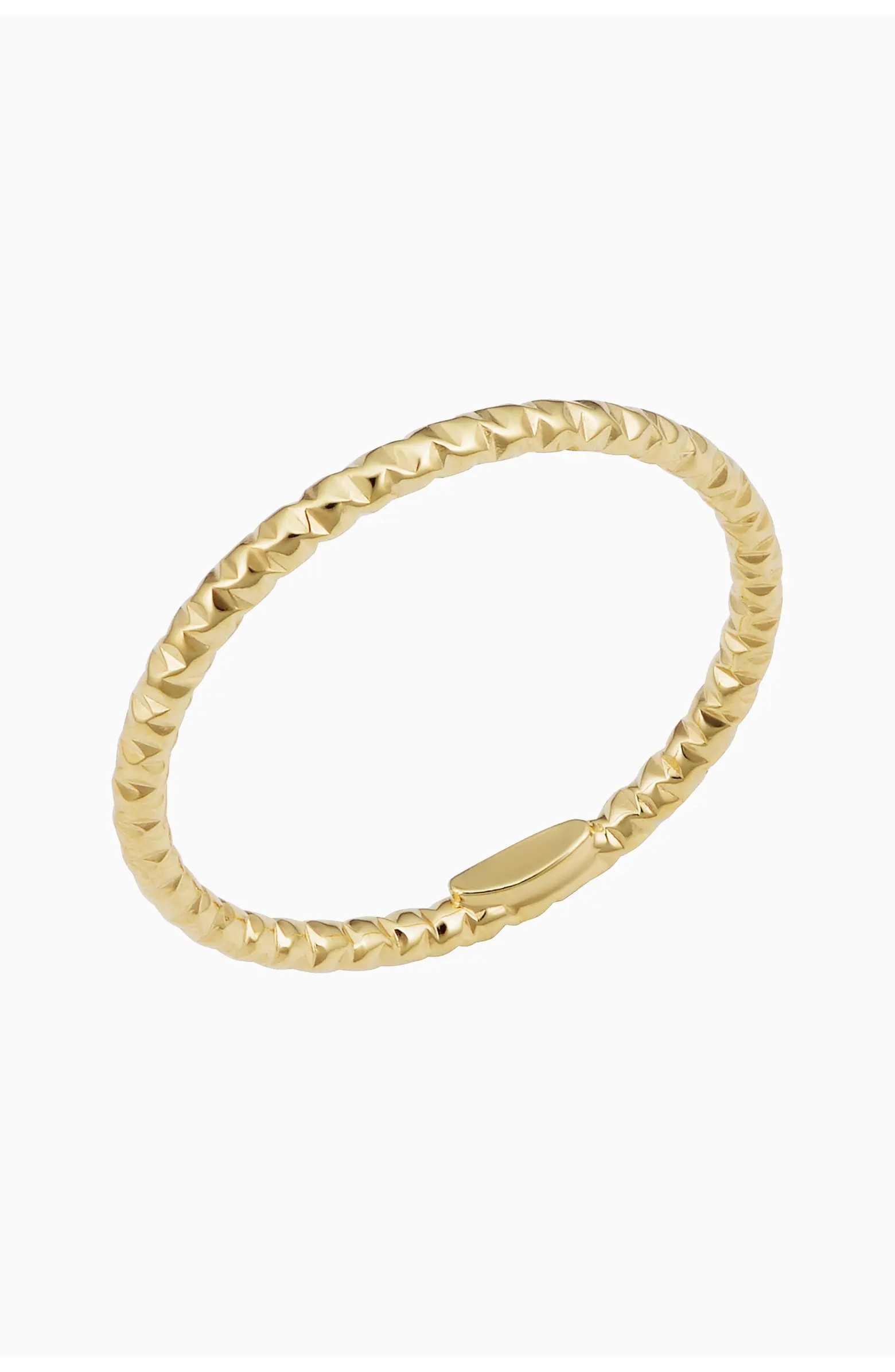 14K Yellow Gold Skyline Ring | Nordstrom