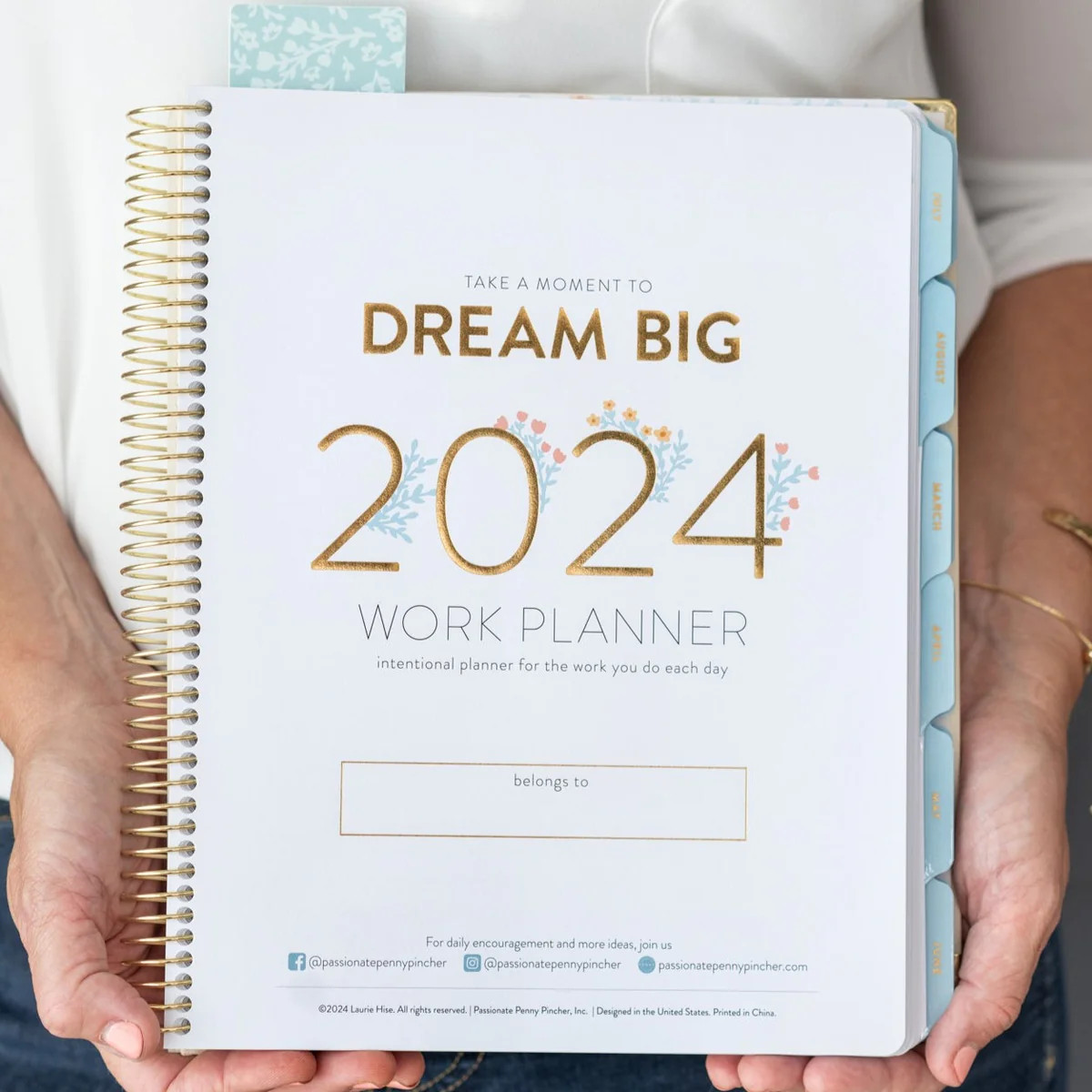 2024 Work Planner | Passionate Penny Pincher