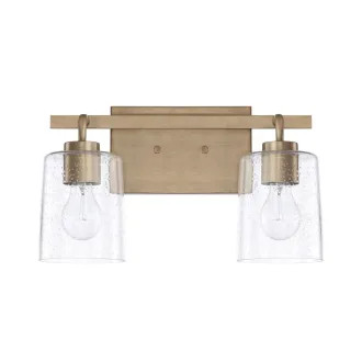 Greyson 2 Light 15" Wide Bathroom Vanity Light | Build.com, Inc.