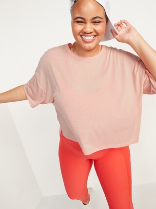 UltraLite All-Day Performance Crop Tee for Women | Old Navy (US)