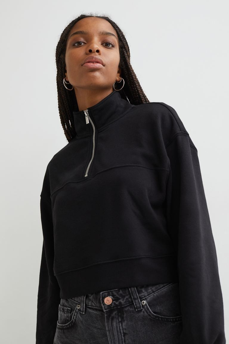Half-zip Sweatshirt | H&M (US + CA)