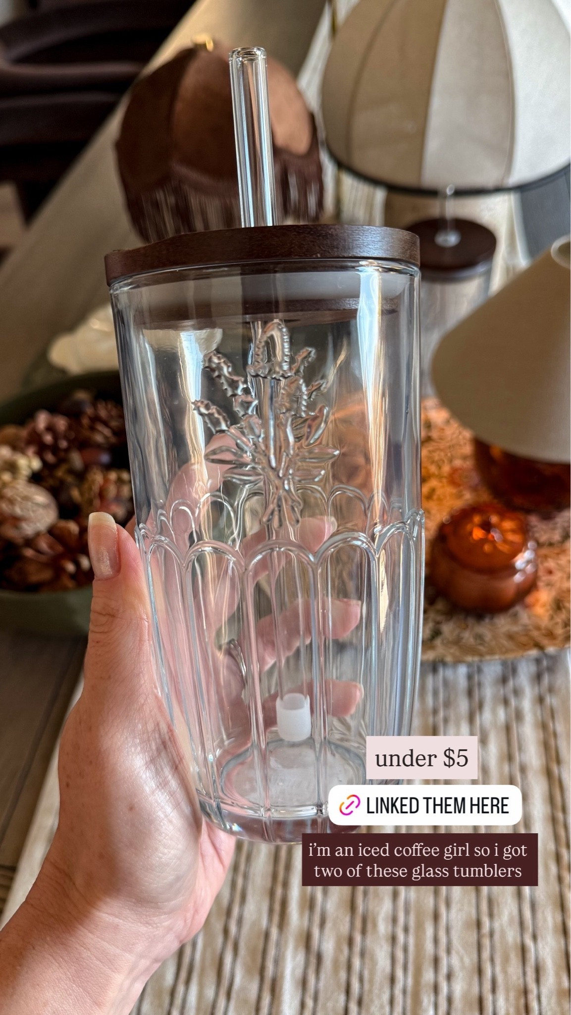 walmart home decor haul- fall home decor, glass tumbler

#LTKSeasonal #LTKHome #LTKSaleAlert