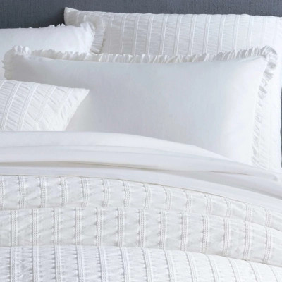 Classic Ruffle White Sham | Annie Selke