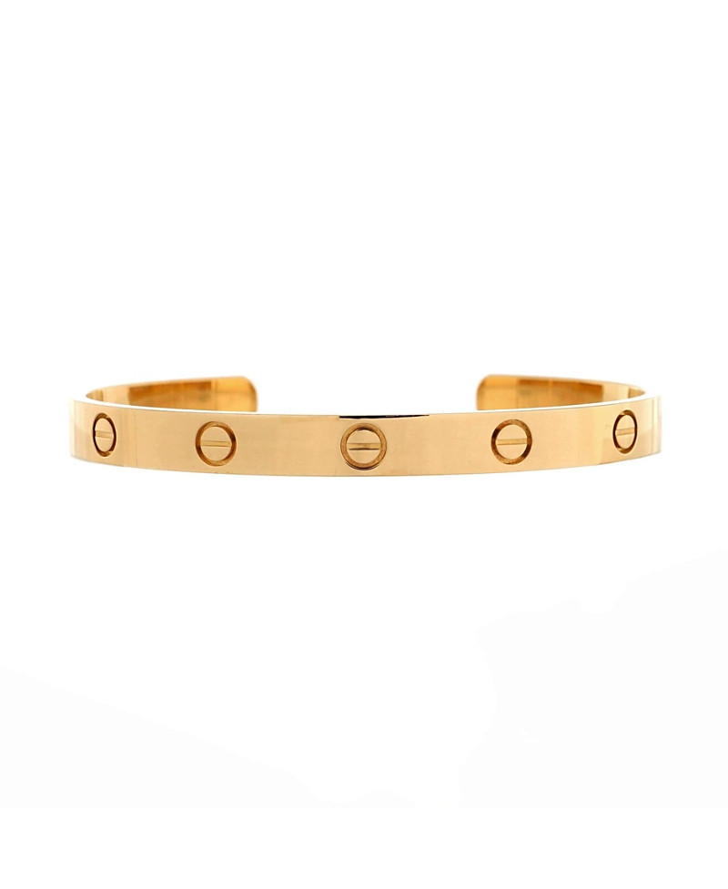 Pre-Owned Cartier Love Cuff Bracelet 18K Gold | Bloomingdale's (US)