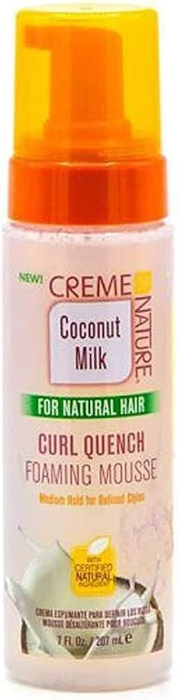 Creme Of Nature Coconut Milk Curl Quench Foaming Mousse 7 Ounce (207ml) | Amazon (US)