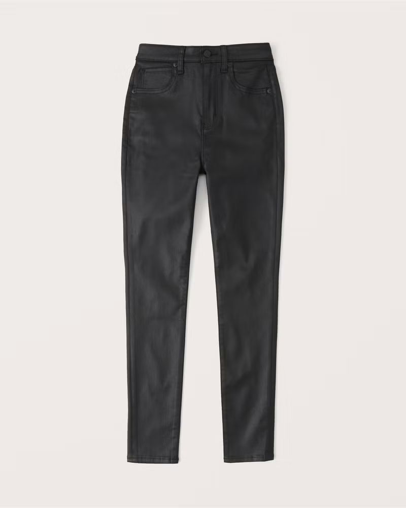 Women's Curve Love High Rise Super Skinny Ankle Jeans | Women's Bottoms | Abercrombie.com | Abercrombie & Fitch (US)