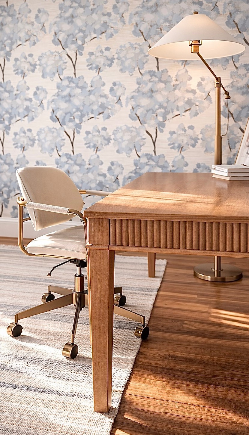 Designing a space that works double duty…guest room and home office, while still feeling beautiful.
I leaned into a soft coastal palette and let the wallpaper do the talking, creating a room that feels calm and inviting💕

#LTKHome #LTKdayinmylife #LTKSaleAlert