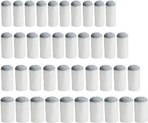 Pengxiaomei 40pcs Slip On Pool Cue Tips Replacement Billiard Cue Tips 4 Sizes Slip-On Cue Tip(9mm... | Amazon (US)