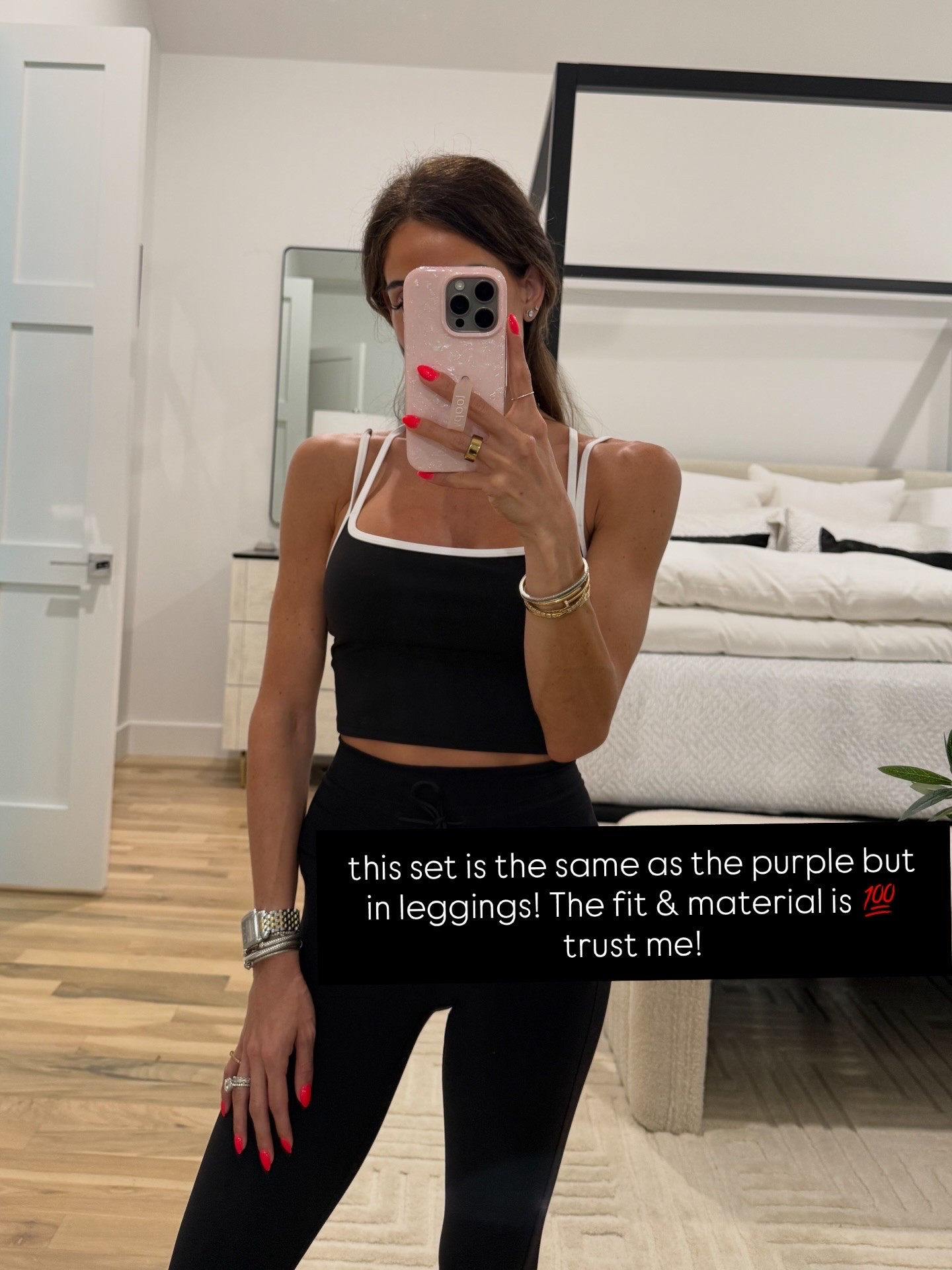 Matching workout set size xxs leggings xs tank 

#LTKfitnessgoals #LTKSaleAlert #LTKActive