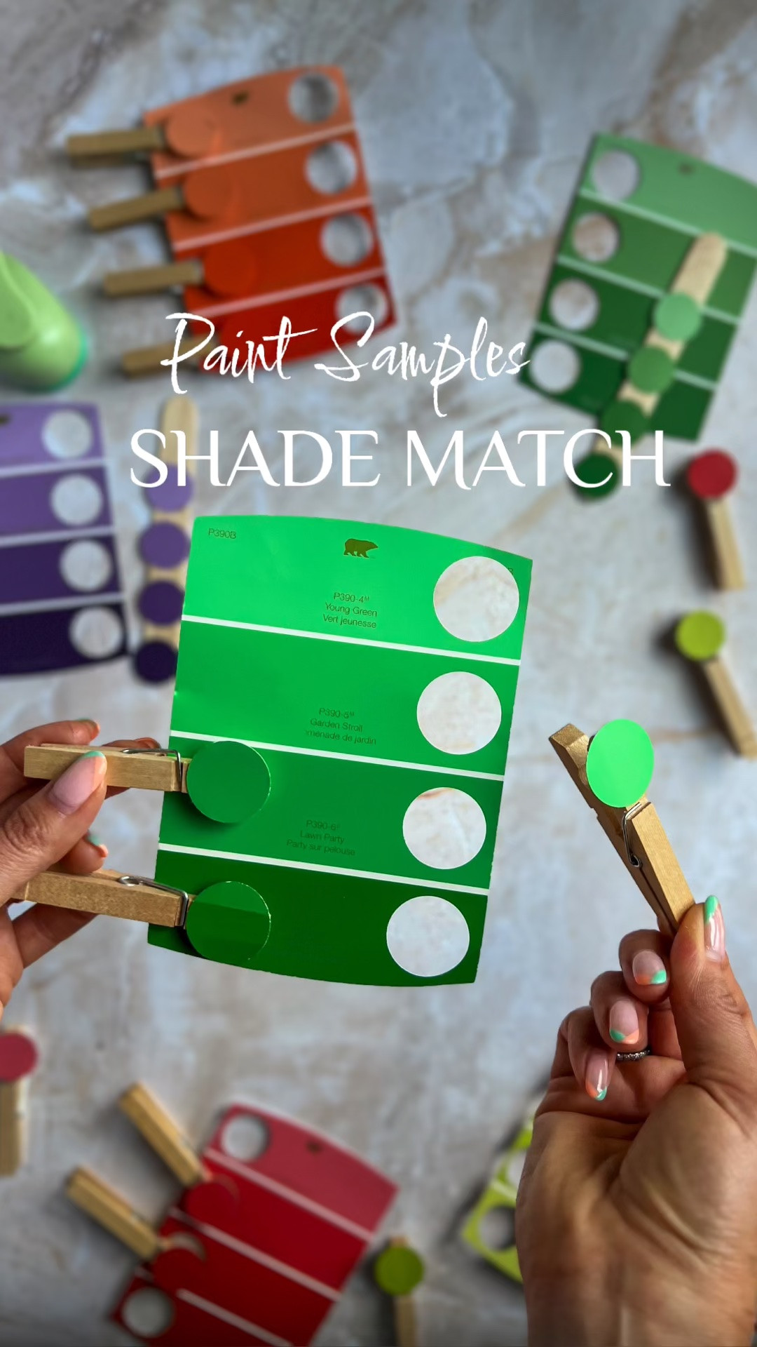 Teach colors, fine motor skills and matching all at once with this paint swatch hack!

#LTKHome #LTKKids #LTKmorningroutine