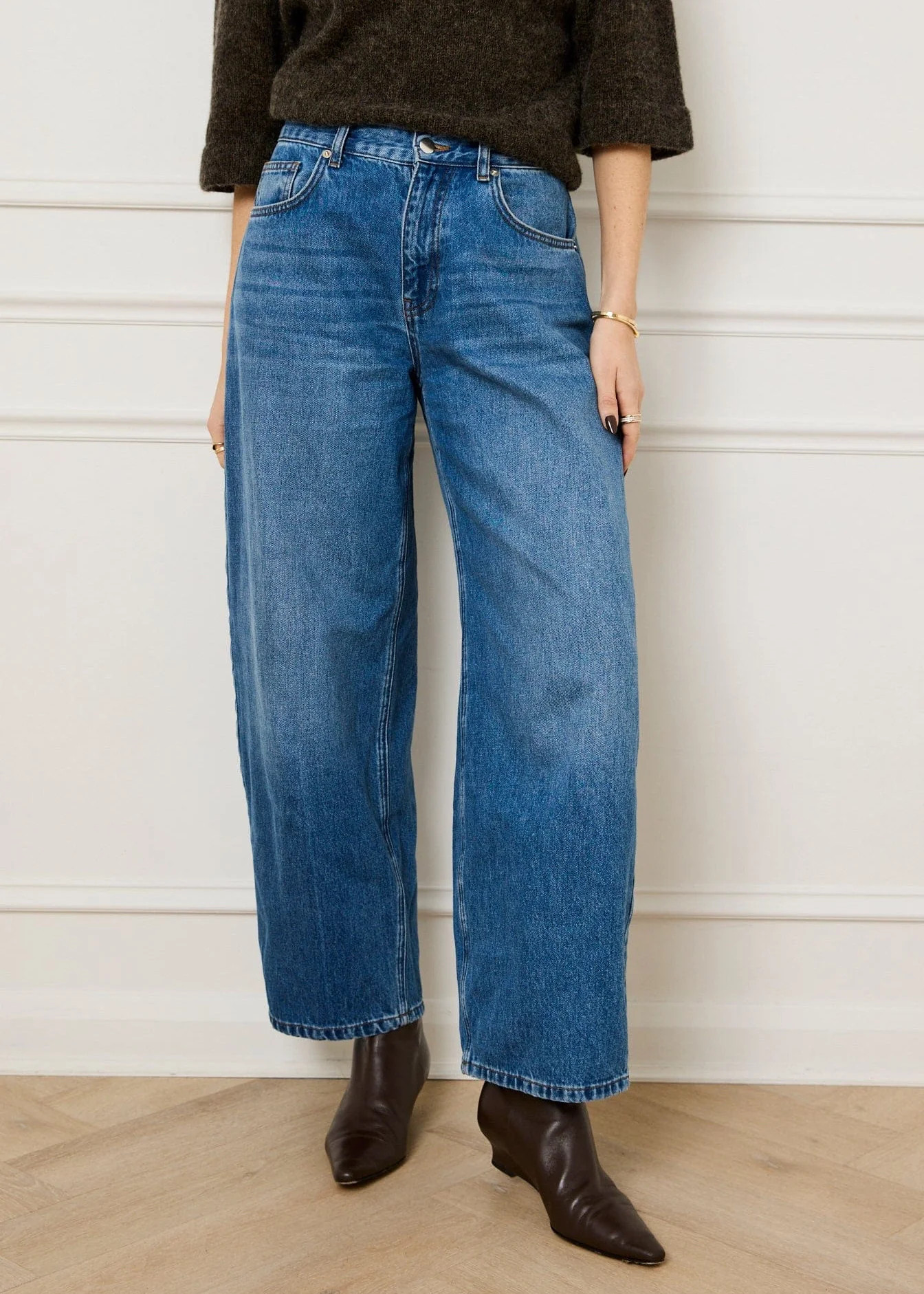 THE BLAKE BARREL JEAN - BLUE | WAT The Brand