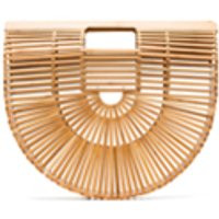 Cult Gaia Brown Ark large bamboo bag - Neutrals | Farfetch EU