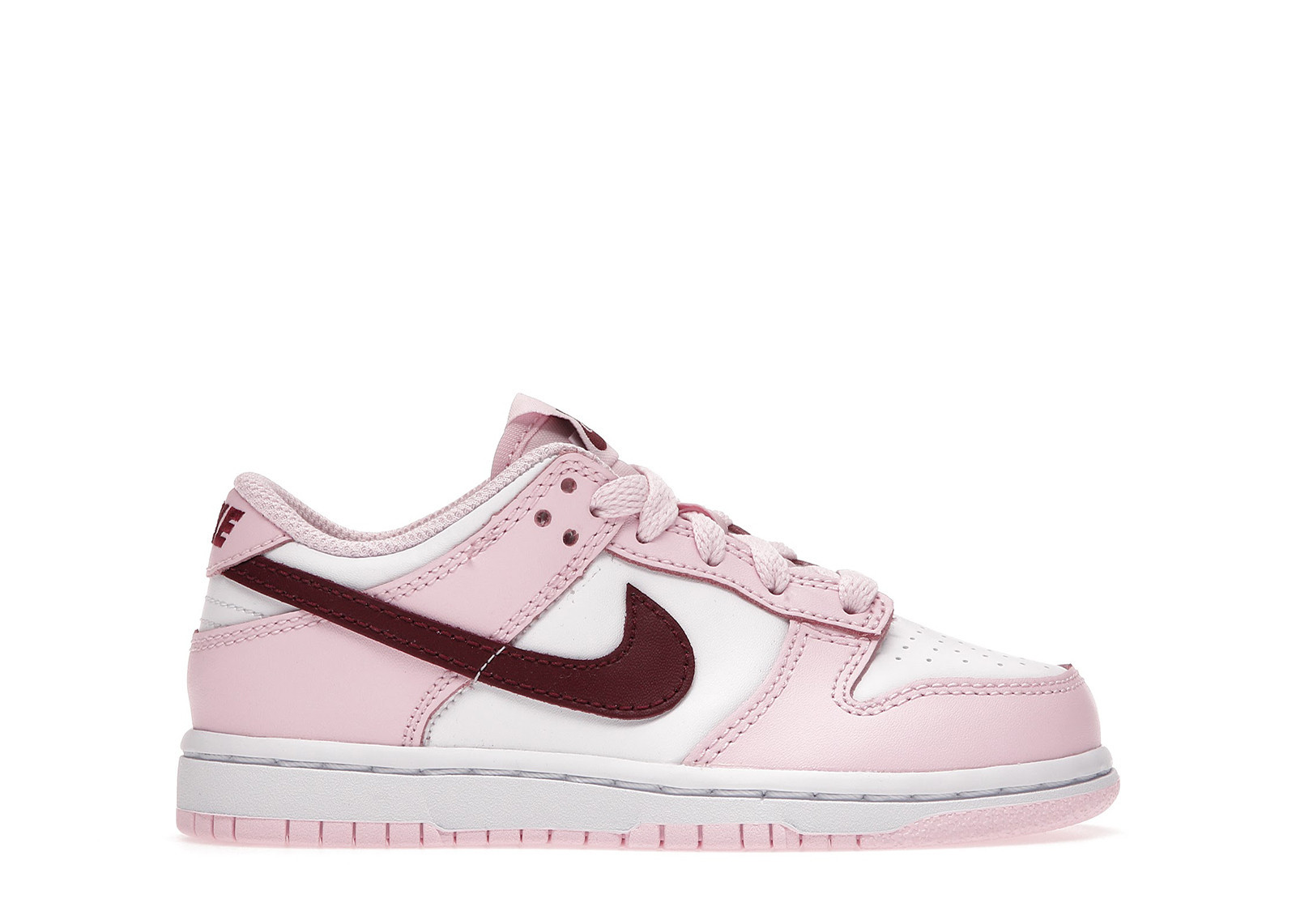 Nike Dunk Low Sneakers in Pink/Red/White | StockX