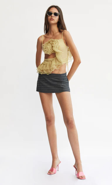 SPIRAL CRUSH TOP - CITRUS | Bec & Bridge (Global)