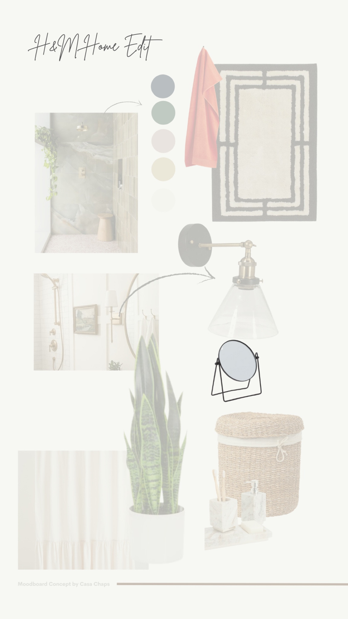 Face mirror for makeup in a small space 