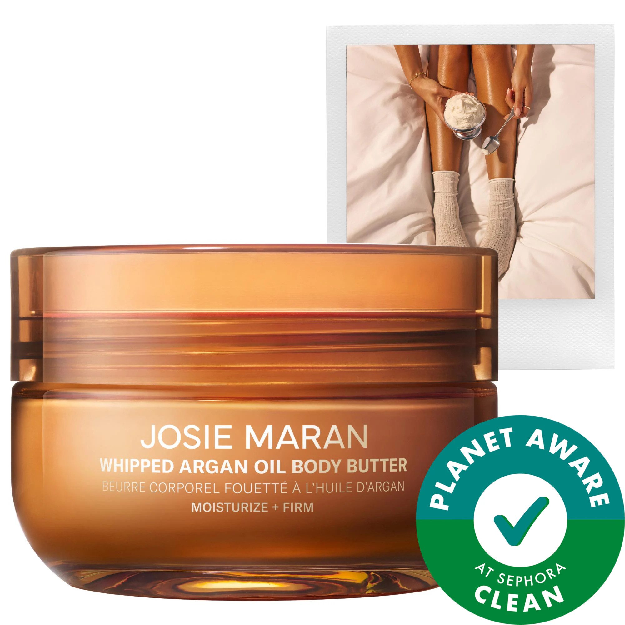 JOSIE MARAN...In Bed (Whipped Vanilla Milk + Cashmere Musk) - Whipped Argan Oil Refilllable Body Butter Jar 6 oz/177 mL | Sephora (CA)