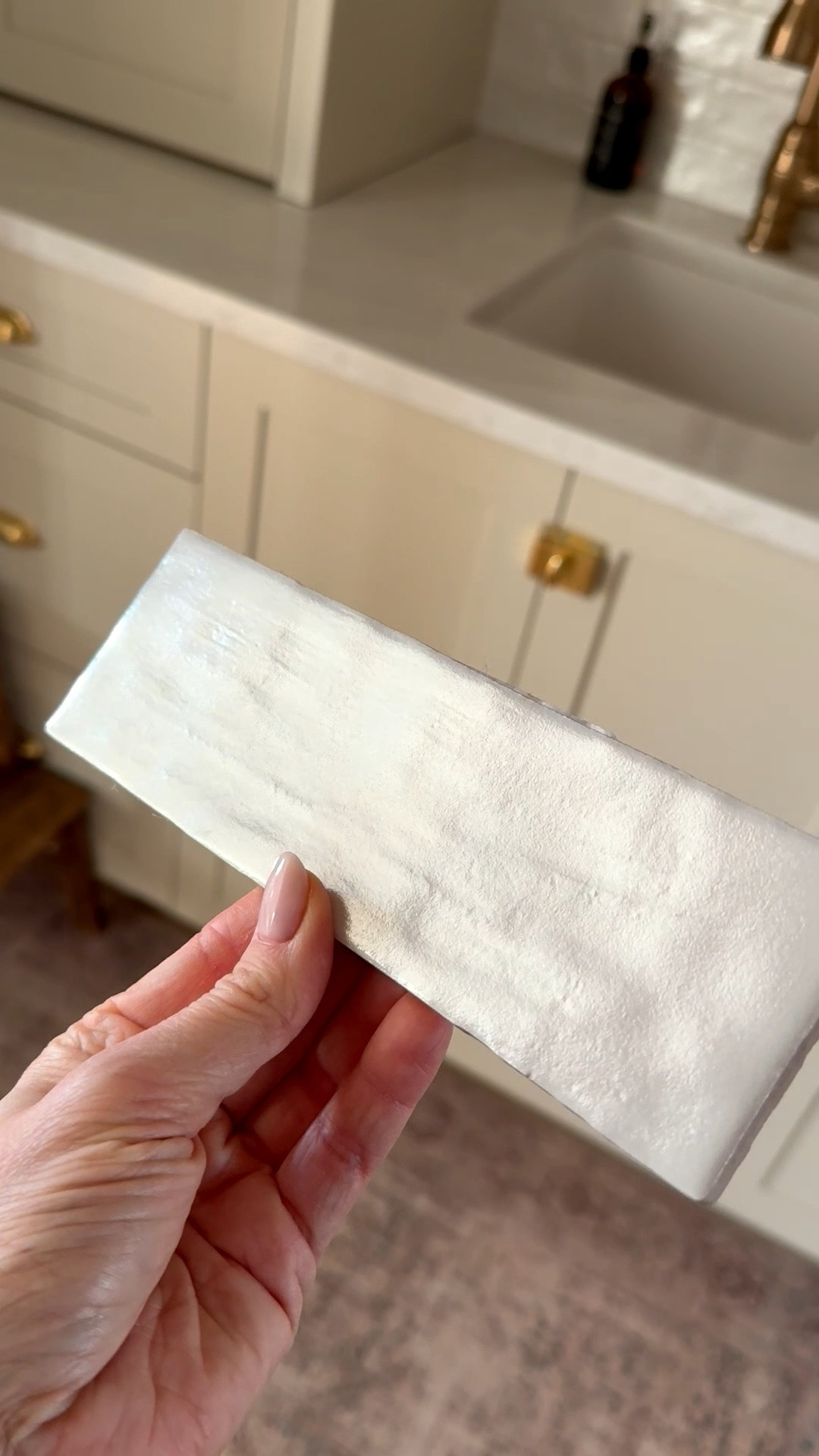 Close up of our backsplash. Grout colour used snow white # 11 by prism

#LTKwinter #LTKhome #LTKcanada