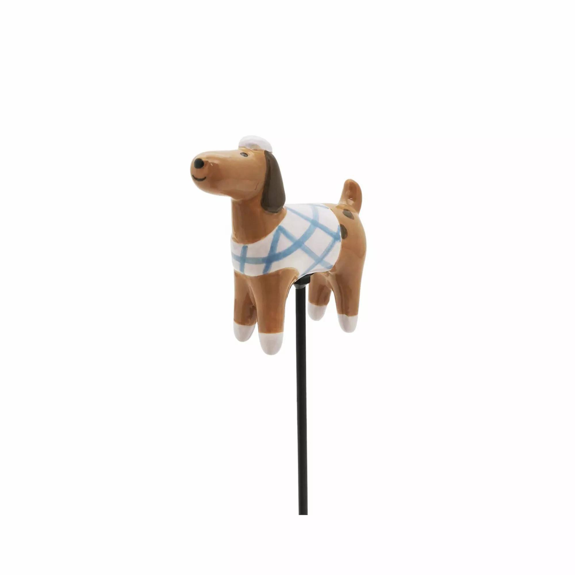 Sonoma Goods For Life® Ceramic Brown Dog Pot Stake | Kohl's