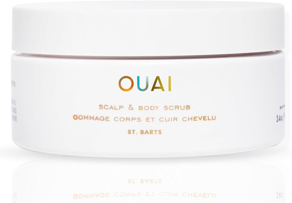OUAI Scalp & Body Scrub, St. Barts - Foaming Coconut Oil Sugar Scrub and Gentle Scalp Exfoliator ... | Amazon (US)