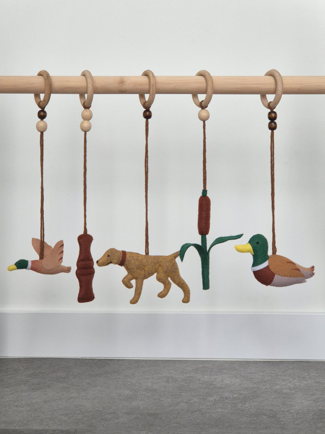 Baby Gym Hanging Toys, German Shorthaired Pointer, Hunting Nutsery, Duck Mallard, Lake Theme Deco... | Etsy (US)