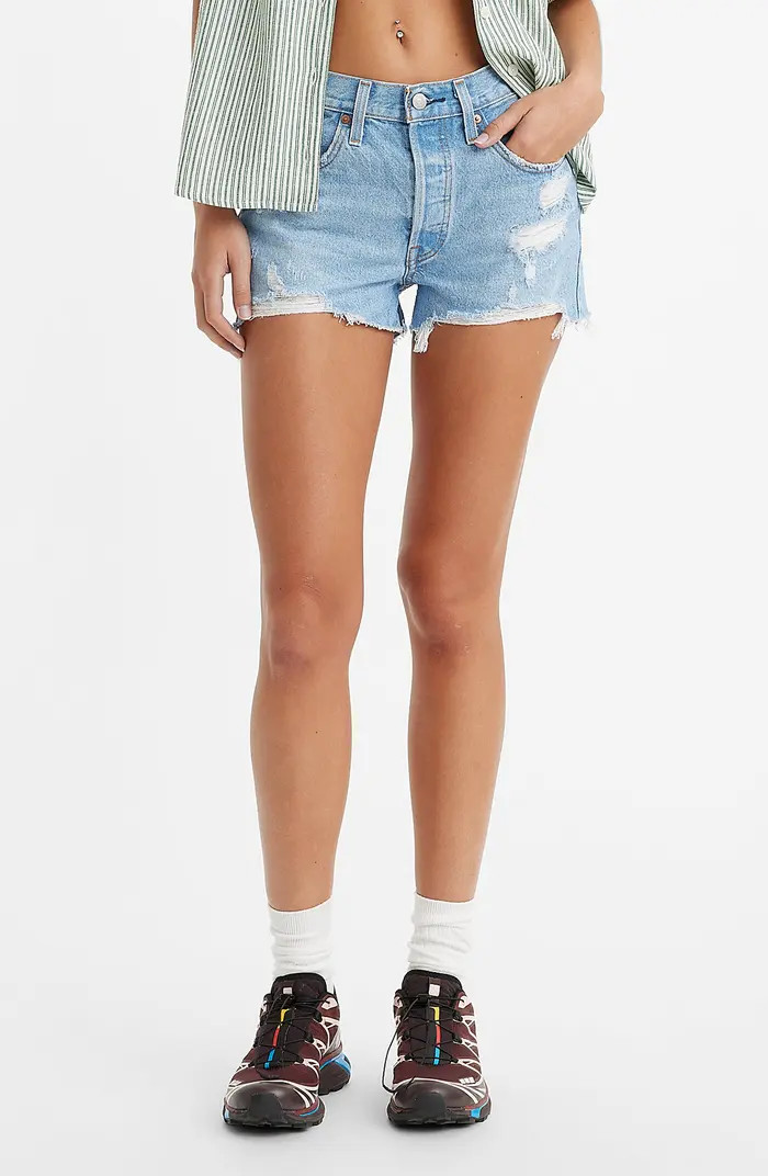 501® Original Cutoff Denim Shorts | Nordstrom Rack