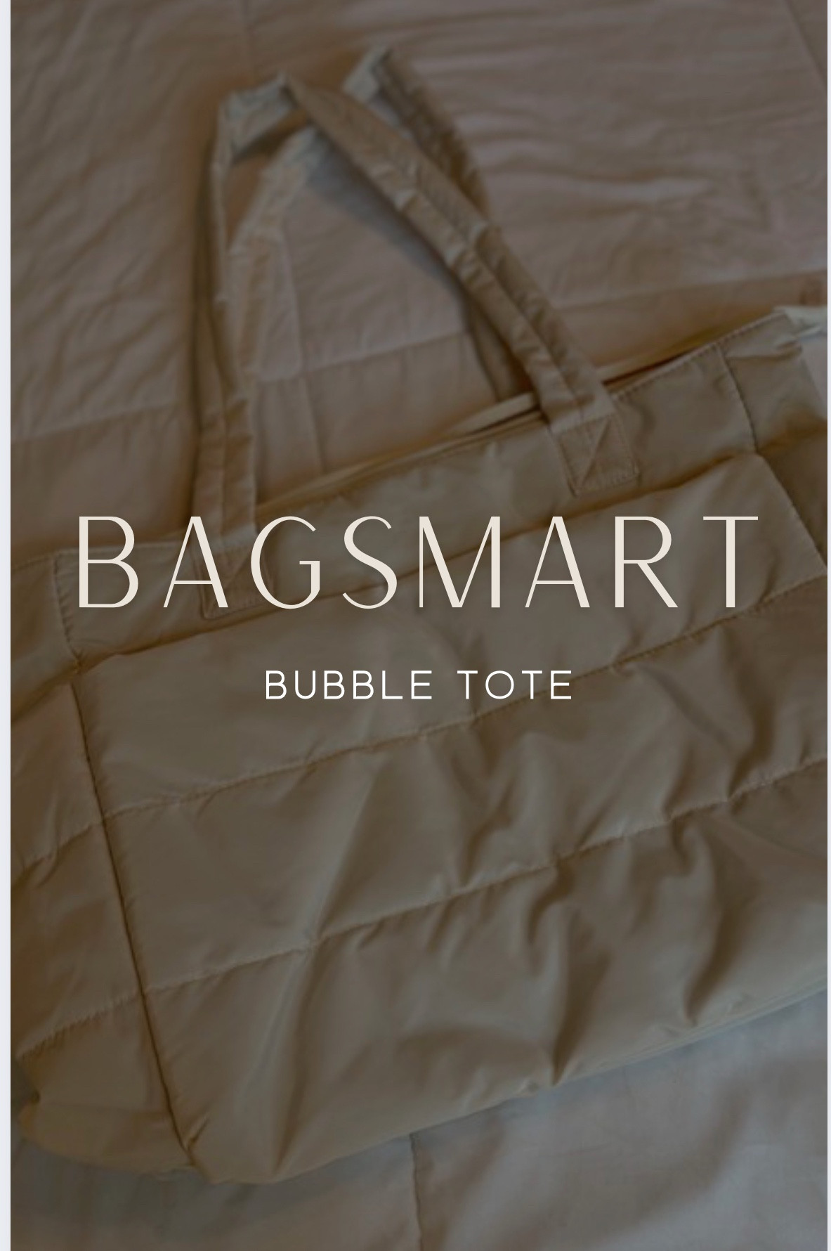 bagsmart bubble tote, Pack with me, Travel essentials, Amazon must-haves, Aesthetic tote bag, Weekend getaway, Organized packing, work bag, gym bag,
Everyday bag, Travel hacks carry on bag, Clean girl aesthetic, #ad

#LTKFindsUnder50 #LTKItBag #LTKStyleTip