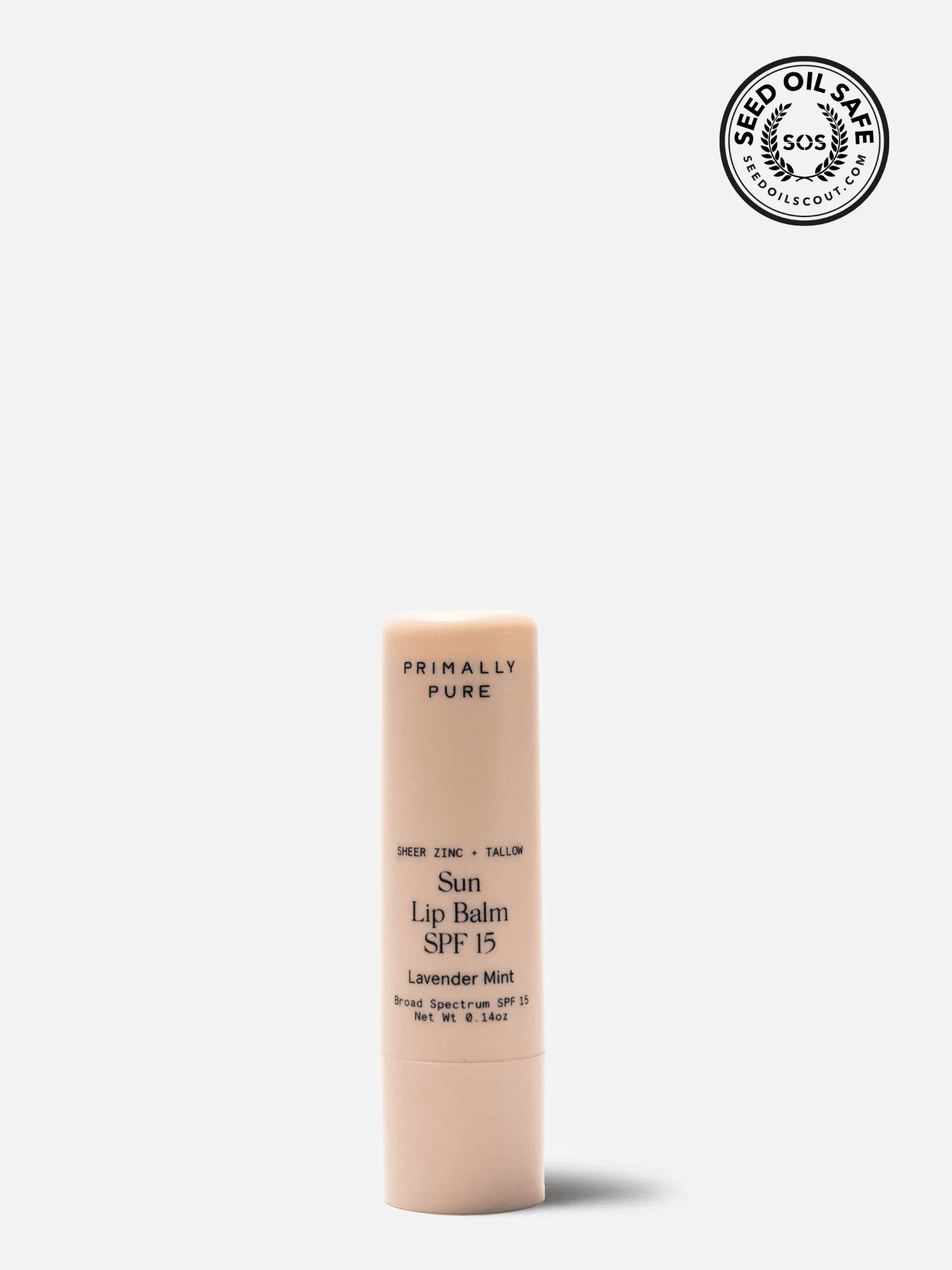 Sun Lip Balm SPF 15 | Primally Pure Skincare | Mineral SPF Lip Balm | Primally Pure