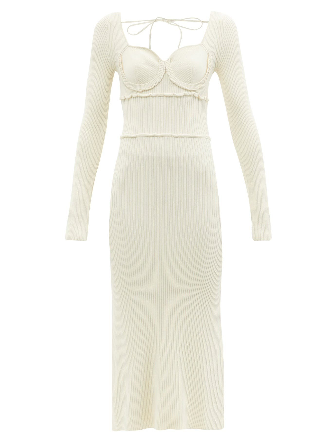 Louisa sweetheart-neckline rib-knitted dress | Altuzarra | Matches (US)