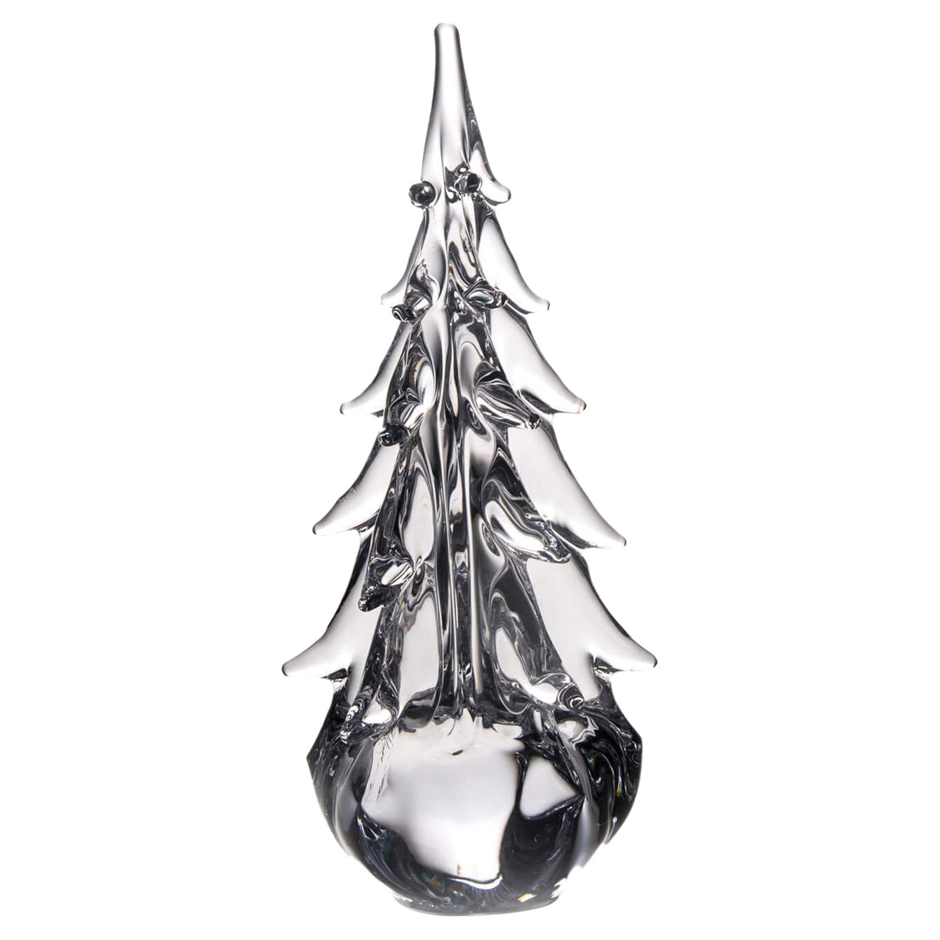 Simon Pearce Modern Classic Vermont Five-Sided Evergreen Glass Tree - 10 | Kathy Kuo Home