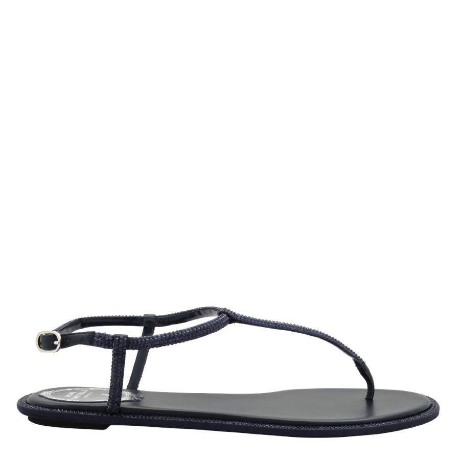 Rene Caovilla Diana Crystal Flat Sandals | Jomashop.com & JomaDeals.com