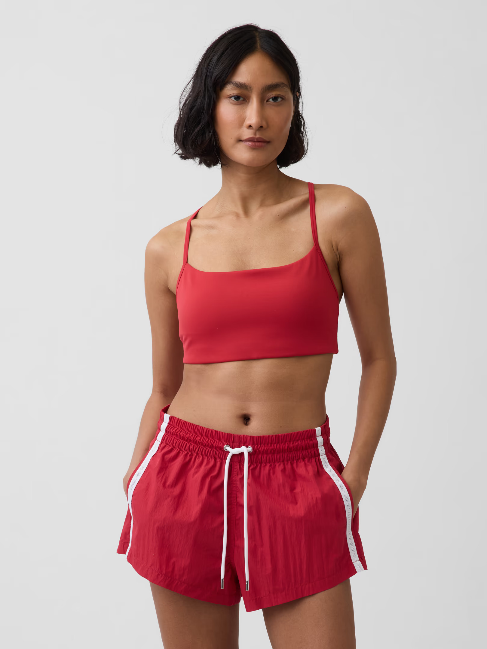 GapFit Smooth Racerback Sports Bra | Gap (US)
