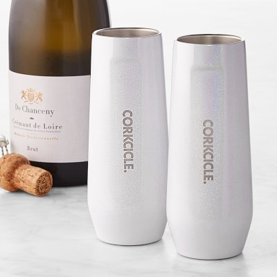 Corkcicle Stemless Champagne Flute, Set of 2 | Williams-Sonoma