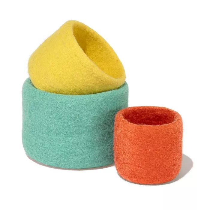 Lovevery Nesting Felt Baskets - 3pc | Target