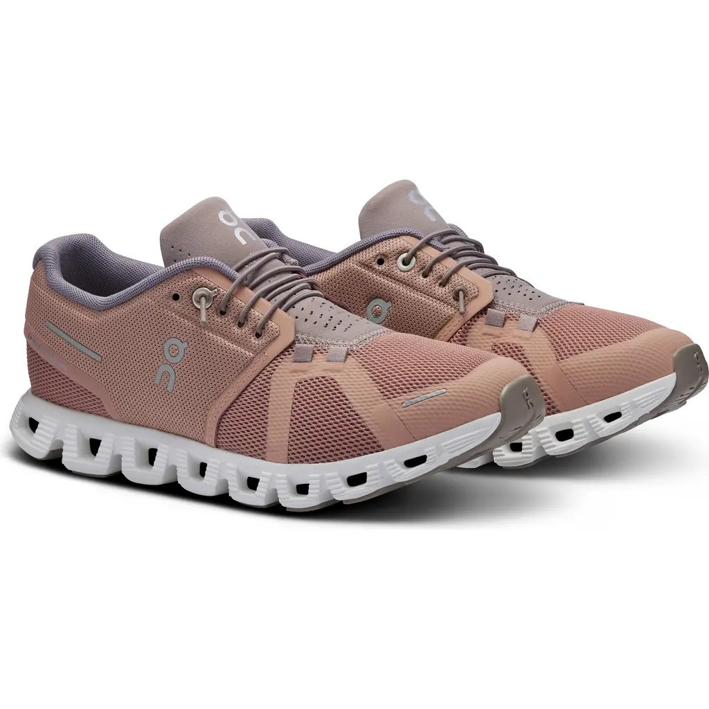 On Cloud 5 Running Shoe in Rosebrown/Fog at Nordstrom, Size 8.5 | Nordstrom